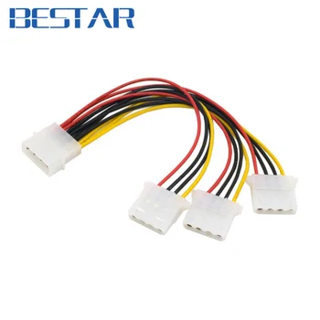 Cable IDE 4 Pin Male to 3 IDE Female Y Type Splitter Power supply Extension Cable 10cm for Hard Disk
Cable IDE 4 Pin Male to 3 IDE Female Y Type Splitter Power supply Extension Cable 10cm for Hard Disk