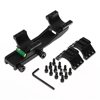Tactical Scope Mount Aluminum Alloy 30mm Dual Ring Riflescope Mount with Level Instrument Optical Sight Bracket 5033B
Tactical Scope Mount Aluminum Alloy 30mm Dual Ring Riflescope Mount with Level Instrument Optical Sight Bracket 5033B