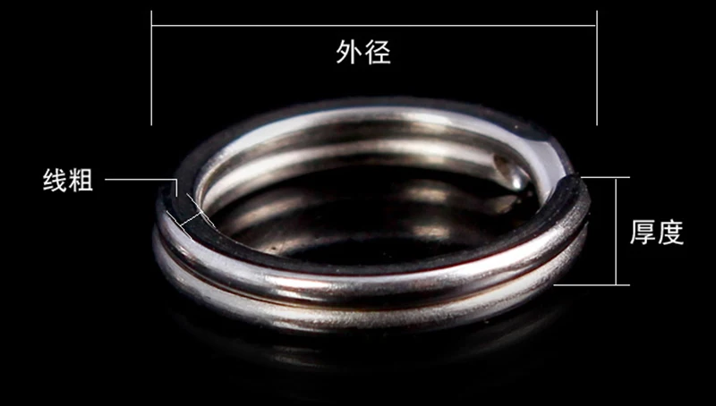 High quality 200pcs Heavy Duty Stainless Steel Fishing Split Rings 5mm to 8.8mm Fishing Double Circle Loop Connector Carp
High quality 200pcs Heavy Duty Stainless Steel Fishing Split Rings 5mm to 8.8mm Fishing Double Circle Loop Connector Carp