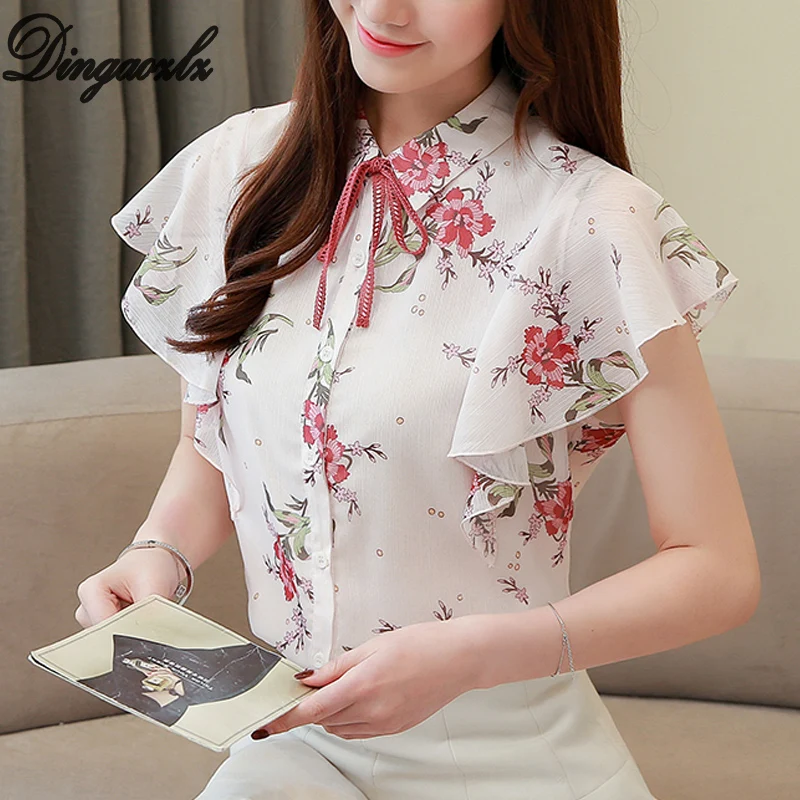 Dingaozlz 2019 Summer Tops New Korean Fashion Women Shirt Turn down collar Floral Printed Chiffon blouse blusa feminina
Dingaozlz 2019 Summer Tops New Korean Fashion Women Shirt Turn down collar Floral Printed Chiffon blouse blusa feminina