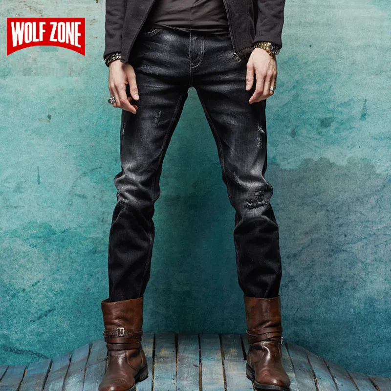 New Arrival Jeans Men Brand Clothing Famous Masculino Distressed Pants Mens Solid Mid Black Full Length Cotton Designer Casual
New Arrival Jeans Men Brand Clothing Famous Masculino Distressed Pants Mens Solid Mid Black Full Length Cotton Designer Casual