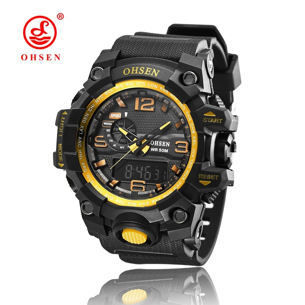2017 OHSEN NEW Mens Sports Watches Relogio Masculino 2017 Hot Men Silicone Sport Watch Reloj S Shockproof Electronic Wristwatch
2017 OHSEN NEW Mens Sports Watches Relogio Masculino 2017 Hot Men Silicone Sport Watch Reloj S Shockproof Electronic Wristwatch