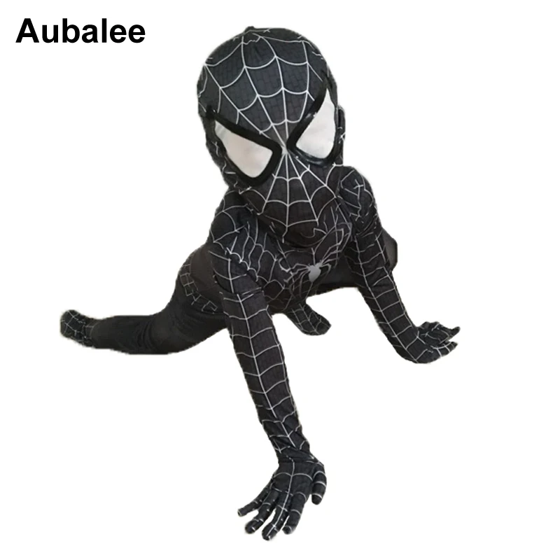NEW Black Spiderman Boys Venom Costume Kids Superhero Cosplay Lycra Full Bodysuit Zentai Suit Halloween Child Fancy Dress 2018
NEW Black Spiderman Boys Venom Costume Kids Superhero Cosplay Lycra Full Bodysuit Zentai Suit Halloween Child Fancy Dress 2018