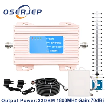 70dB 4g LTE Repeater LTE 1800 B3 Band Phone Signal Cellphone Cellular Amplifier GSM DCS 1800Mhz +yagi /Panel Antenna
70dB 4g LTE Repeater LTE 1800 B3 Band Phone Signal Cellphone Cellular Amplifier GSM DCS 1800Mhz +yagi /Panel Antenna