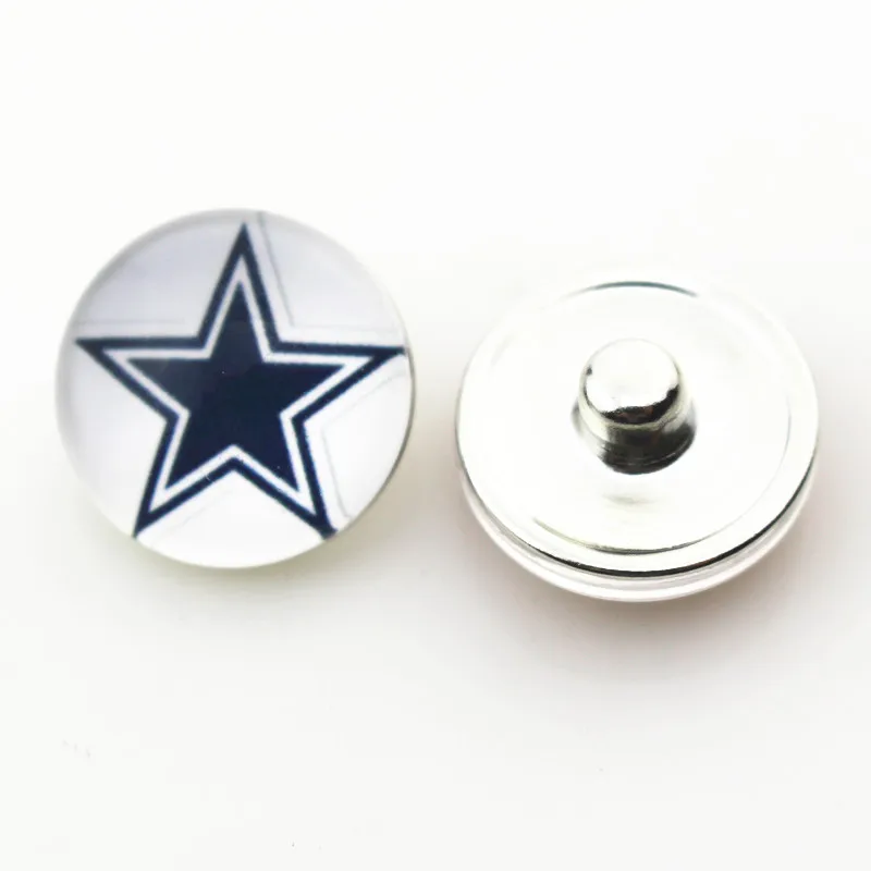 10pcs Cowboys Snap buttons Glass 18mm Football Sports snap buttons Diy Snaps Jewelry Bracelet&bangles charms
10pcs Cowboys Snap buttons Glass 18mm Football Sports snap buttons Diy Snaps Jewelry Bracelet&bangles charms