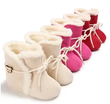Lace up Newborn baby boot with fur winter keep warm shoes soft rubber bottom first walker moccasins boot Non-slip baby shoes
Lace up Newborn baby boot with fur winter keep warm shoes soft rubber bottom first walker moccasins boot Non-slip baby shoes