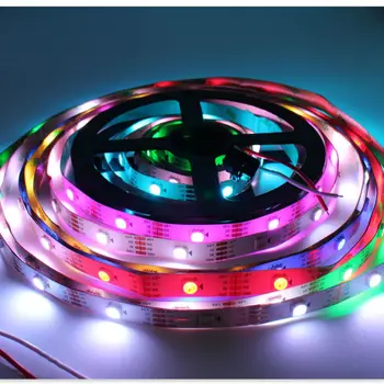 16.4ft 5M DC5V 150Pixel WS2813 Individually LED strip light RGB Dual data line 5050SMD Addressable tape lamp Full color NP IP20
16.4ft 5M DC5V 150Pixel WS2813 Individually LED strip light RGB Dual data line 5050SMD Addressable tape lamp Full color NP IP20