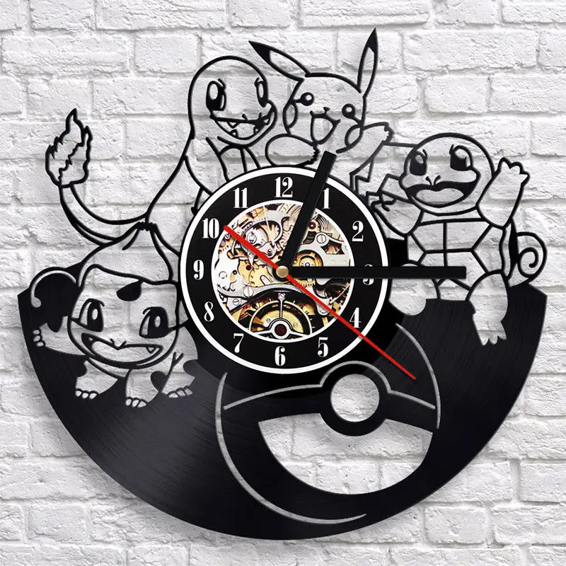 Record Wall Clock Modern Geometric Style Vinyl Hot Popular Digimon Pikachu Watch Silent 12"
Record Wall Clock Modern Geometric Style Vinyl Hot Popular Digimon Pikachu Watch Silent 12"