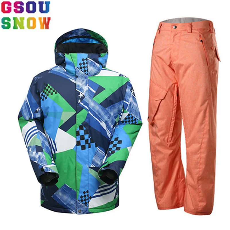 GSOU SNOW Brand Ski Suit Men Ski Jacket Pants Waterproof Snowboarding Sets Mountain Skiing Suits Winter Outdoor Sport Snow Coat
GSOU SNOW Brand Ski Suit Men Ski Jacket Pants Waterproof Snowboarding Sets Mountain Skiing Suits Winter Outdoor Sport Snow Coat