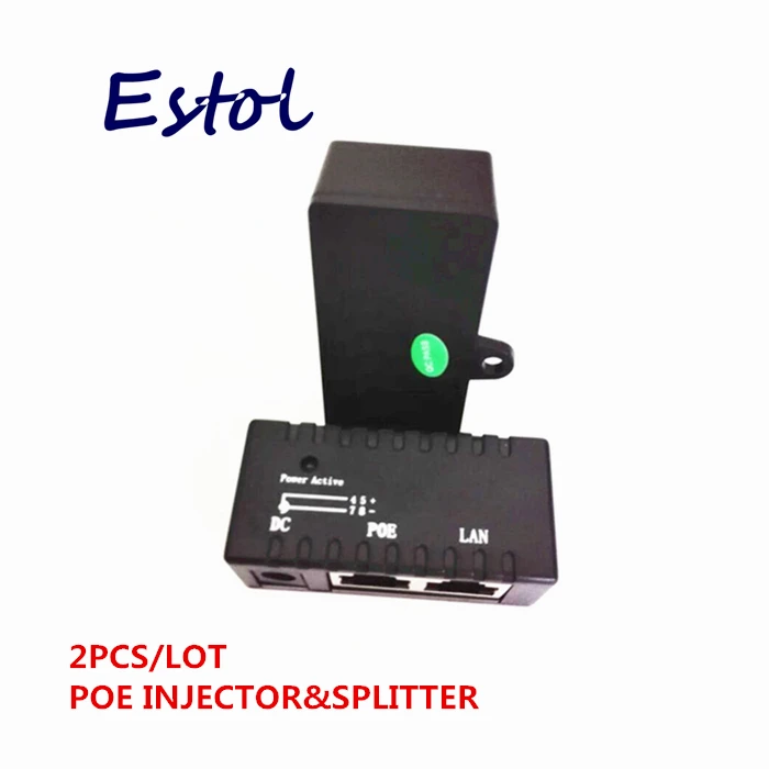 2 pcs/lot POE splitter Injector For IP Camera,IP Phone,CCTV AP Power over Ethernet Adapter Switch supply
2 pcs/lot POE splitter Injector For IP Camera,IP Phone,CCTV AP Power over Ethernet Adapter Switch supply