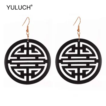 YULUCH 2019 5 Colors Round Wooden Hollow Ethnic Vintage Drop Earrings African Wood Chip Pendant Jewelry Earrings For Women Gift
YULUCH 2019 5 Colors Round Wooden Hollow Ethnic Vintage Drop Earrings African Wood Chip Pendant Jewelry Earrings For Women Gift