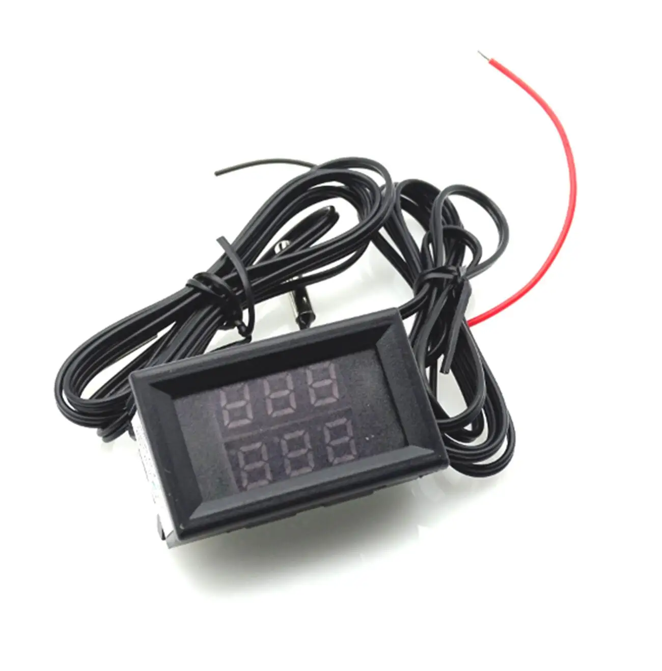 DC 4-28V Red and Green Temperature Sensor High Precision Double Digital Display Thermometer NTC Metal waterproof probe
DC 4-28V Red and Green Temperature Sensor High Precision Double Digital Display Thermometer NTC Metal waterproof probe