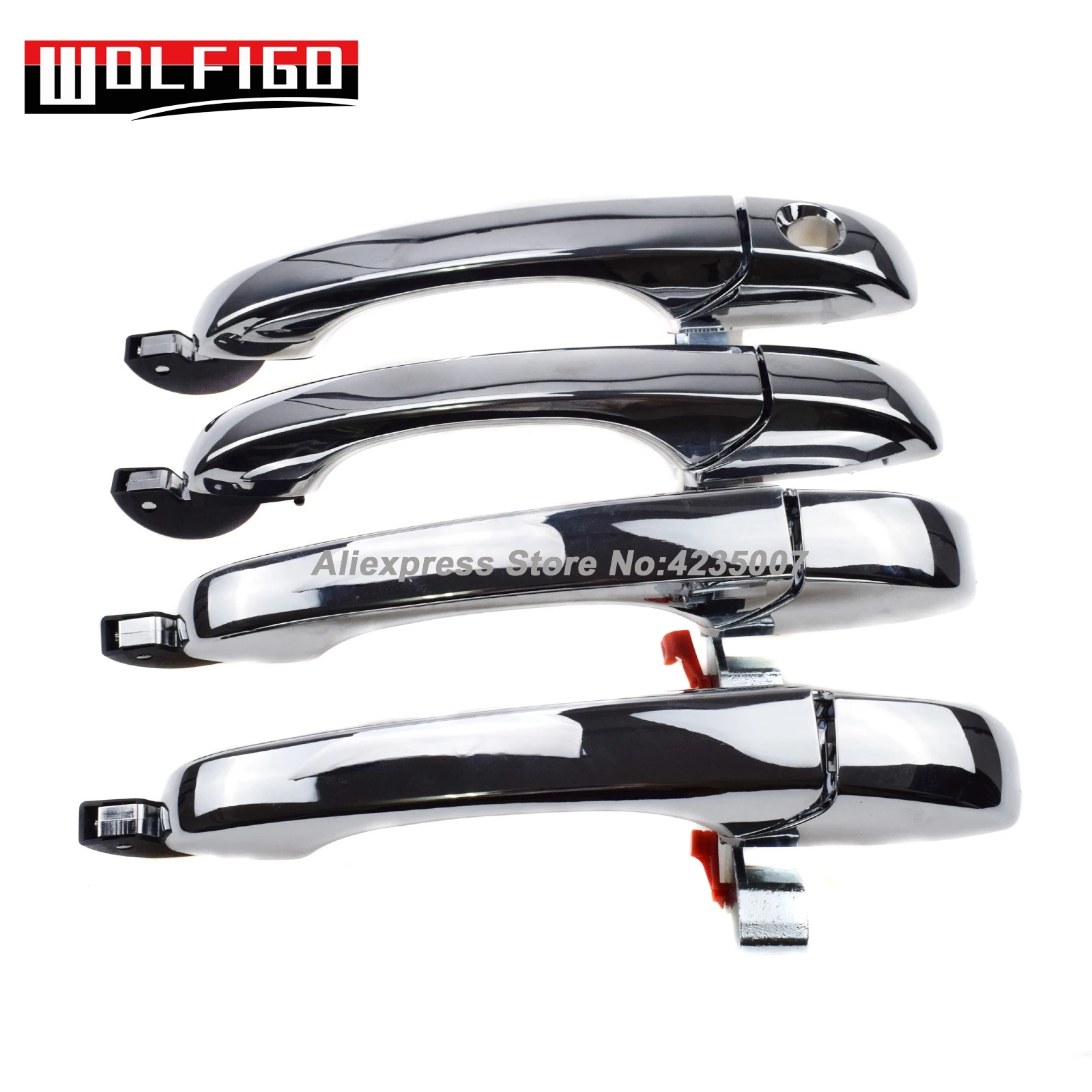 WOLFIGO New 4PCS Set Chrome Outer Exterior Door Handle For Chrysler 300 300C 05-10 Dodge Magnum 05-08 Charger 2007 5065801AE
WOLFIGO New 4PCS Set Chrome Outer Exterior Door Handle For Chrysler 300 300C 05-10 Dodge Magnum 05-08 Charger 2007 5065801AE