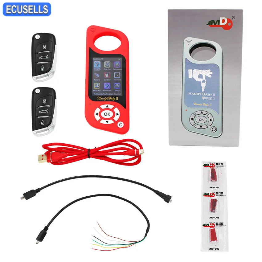 JMD Handy Baby II Car Key Chip Copier for 4D/46/48/G/47 Chips Programmer Handy Baby 2 English / Spanish Language with G 96bit 48
JMD Handy Baby II Car Key Chip Copier for 4D/46/48/G/47 Chips Programmer Handy Baby 2 English / Spanish Language with G 96bit 48
