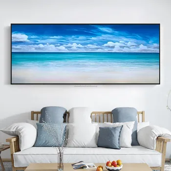 Sea Wave acrylic canvas painting Modern Abstract original blue seascape quadros caudro texture Wall Art Pictures for living room
Sea Wave acrylic canvas painting Modern Abstract original blue seascape quadros caudro texture Wall Art Pictures for living room