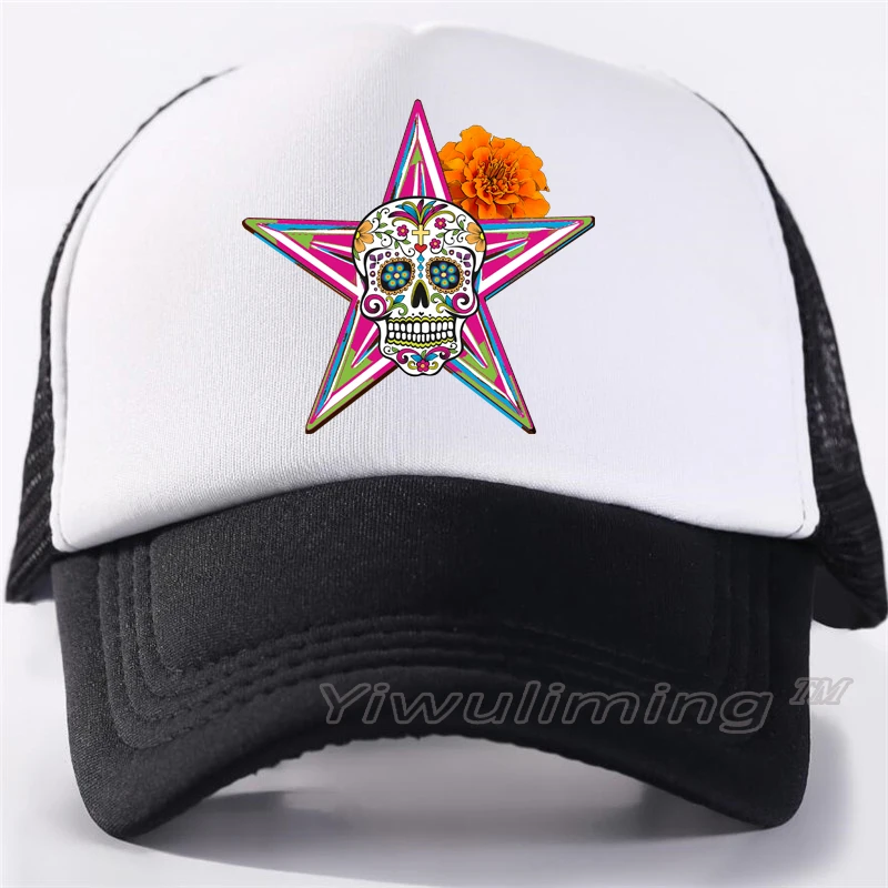 New Summer Trucker Caps dia de los muertos Cool Summer Black Adult Cool Baseball Mesh Net Trucker Caps Hat for Men Adjustable
New Summer Trucker Caps dia de los muertos Cool Summer Black Adult Cool Baseball Mesh Net Trucker Caps Hat for Men Adjustable