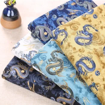 1/2 Yard Dragon Japanese Hot Stamping Fabric Bronzed DIY Quilting Patchwork Handmade Sewing Cotton Fabirc For Handbags
1/2 Yard Dragon Japanese Hot Stamping Fabric Bronzed DIY Quilting Patchwork Handmade Sewing Cotton Fabirc For Handbags