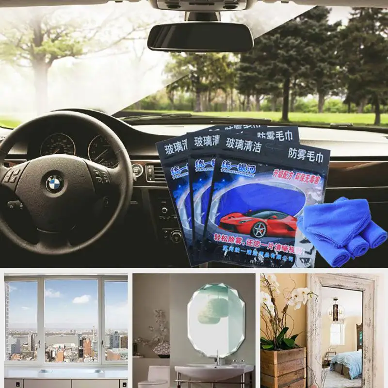 30 * 30cm Automotive Anti-Fog Towels Car Glass Clean Towel Defrosting Towel 24 Hours Non-Fogging
30 * 30cm Automotive Anti-Fog Towels Car Glass Clean Towel Defrosting Towel 24 Hours Non-Fogging