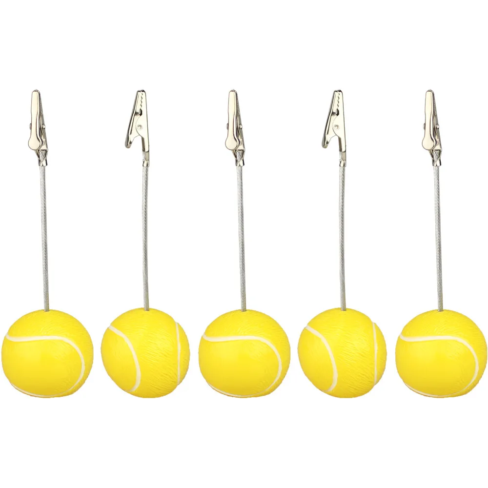 Lot 5pcs Tennis Ball Base Alligator Wire Photo Clip,Message Clamp,Memo Card Holder,Game Event Display,Sport Meeting Topic
Lot 5pcs Tennis Ball Base Alligator Wire Photo Clip,Message Clamp,Memo Card Holder,Game Event Display,Sport Meeting Topic