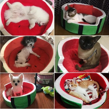 Pet Sleeping Bed Fruit Shaped Small Animal Nest Cave Soft Warm Pet Detachable Cushion Watermelon Bed
Pet Sleeping Bed Fruit Shaped Small Animal Nest Cave Soft Warm Pet Detachable Cushion Watermelon Bed
