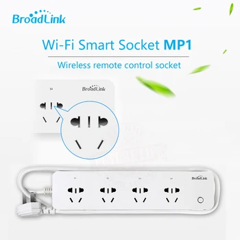 Original BroadLink MP1 Socket Plug WiFi Power Remote Control 4-Outlet Power Socket for Smart Home Automation System
Original BroadLink MP1 Socket Plug WiFi Power Remote Control 4-Outlet Power Socket for Smart Home Automation System