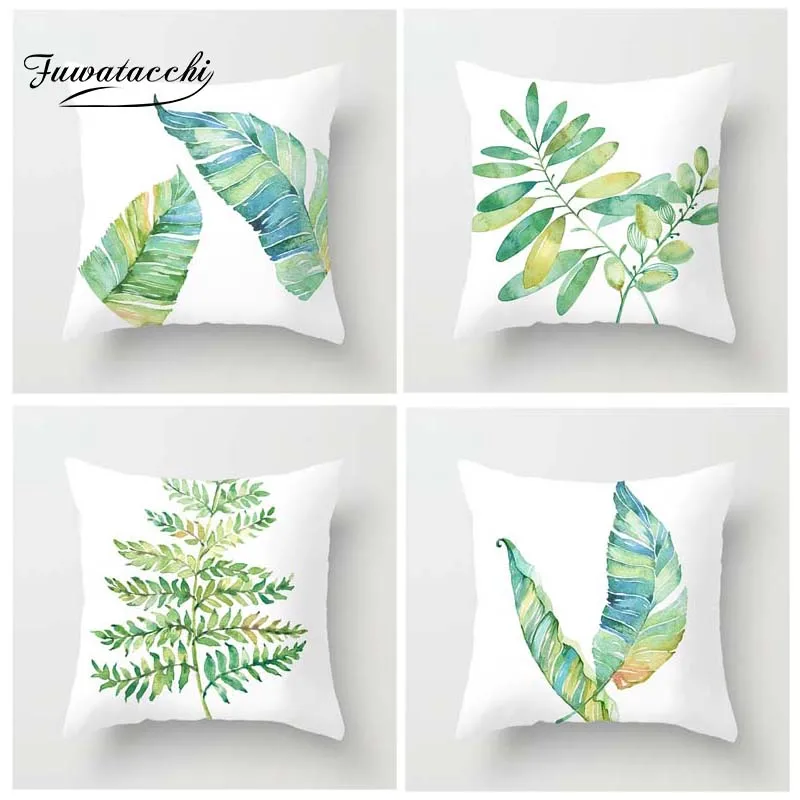 Fuwatacchi Simple Plant Style Cushion Cover Blue Pink Floral Leaves Printed Pillow Cover Decorative Pillows For Sofa Car
Fuwatacchi Simple Plant Style Cushion Cover Blue Pink Floral Leaves Printed Pillow Cover Decorative Pillows For Sofa Car