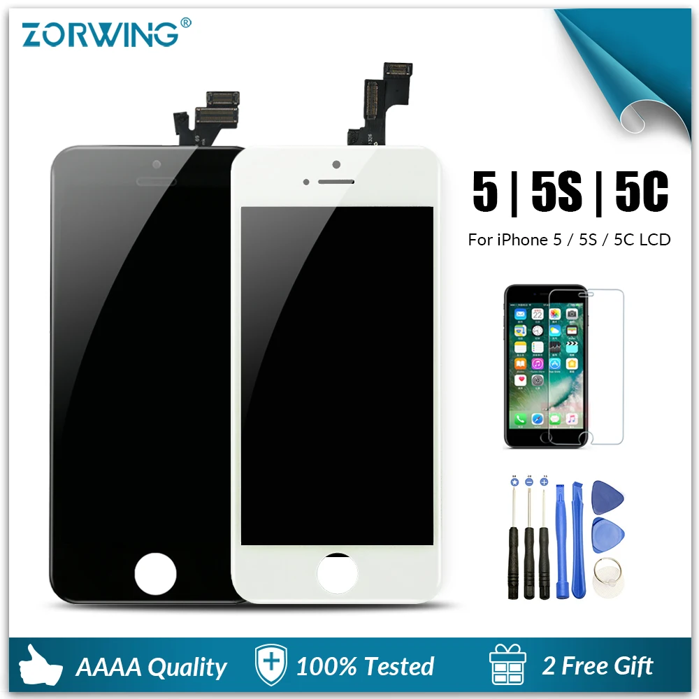 AAAA Quality Screen For iPhone 5S LCD Screen Display and Digitizer Replacement Touch Screen For iPhone 5 5S 5C SE LCD Assembly
AAAA Quality Screen For iPhone 5S LCD Screen Display and Digitizer Replacement Touch Screen For iPhone 5 5S 5C SE LCD Assembly