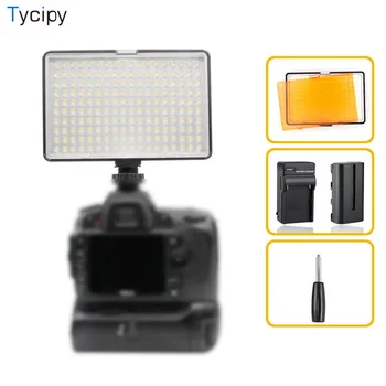 Tycipy KM-160 LED Video Studio Light Dimmable and Rechargeable Photography Lighting 3200/5500K NP-F550 Battery For DSLR Camera
Tycipy KM-160 LED Video Studio Light Dimmable and Rechargeable Photography Lighting 3200/5500K NP-F550 Battery For DSLR Camera