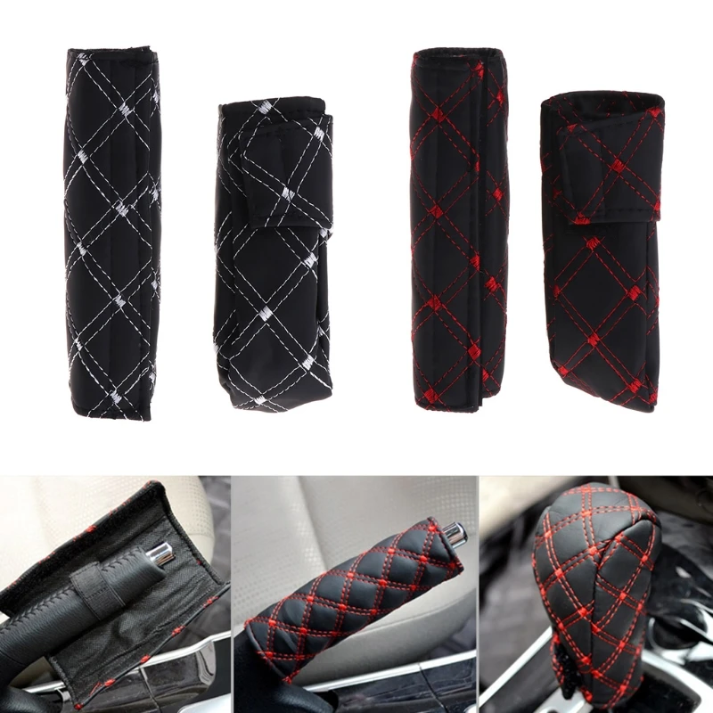 New 1 Set Universal Motors Hand Brake Covers Shift Covers Auto Car Model Accessories Hand Brake Protective Case High Quality
New 1 Set Universal Motors Hand Brake Covers Shift Covers Auto Car Model Accessories Hand Brake Protective Case High Quality