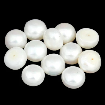 Half Drilled Cultured Freshwater Pearl Beads,New Arrival, Button, natural, half-drilled, white, 12-13mm 11Pairs/Bag, Sold By Bag
Half Drilled Cultured Freshwater Pearl Beads,New Arrival, Button, natural, half-drilled, white, 12-13mm 11Pairs/Bag, Sold By Bag