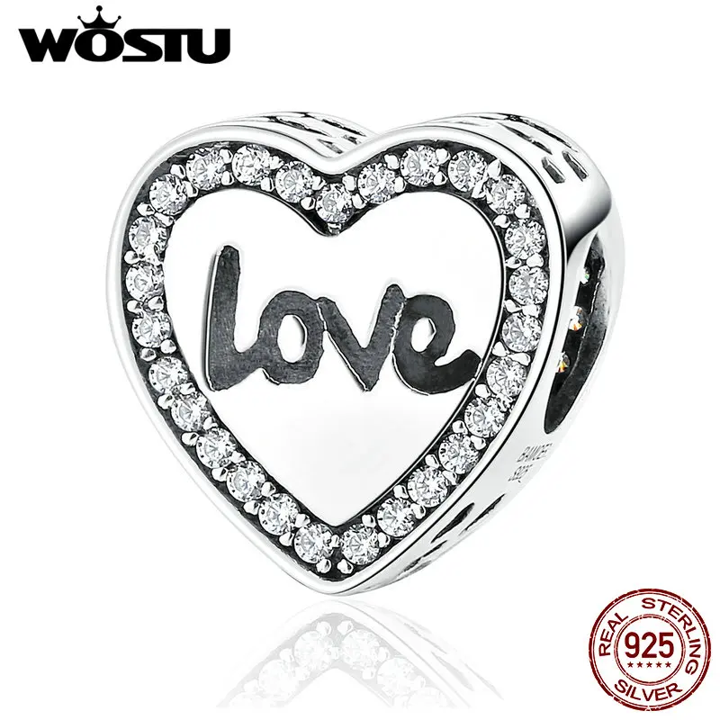 Hot Sale 100% 925 Sterling Silver Love Charm Beads Fit Original WST Bracelet Bangle Authentic Jewelry For Lover Gift
Hot Sale 100% 925 Sterling Silver Love Charm Beads Fit Original WST Bracelet Bangle Authentic Jewelry For Lover Gift