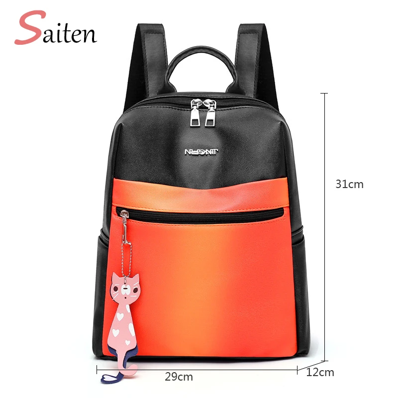 Waterproof Casual Women Backpack Anti-theft Pu Rucksack Mochila Feminina Lightweight School Shoulder Bags for Teenagers Girls
Waterproof Casual Women Backpack Anti-theft Pu Rucksack Mochila Feminina Lightweight School Shoulder Bags for Teenagers Girls