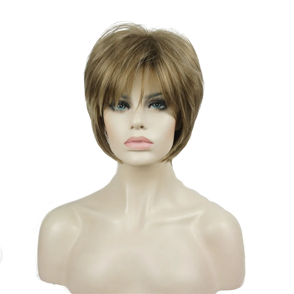 StrongBeauty Synthetic Wig Women's Brown/Blonde Hair Natural Wig Short Straight Wigs
StrongBeauty Synthetic Wig Women's Brown/Blonde Hair Natural Wig Short Straight Wigs