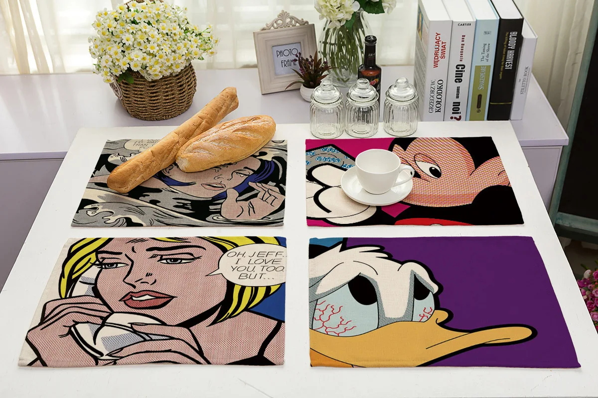 Hot Selling Cotton Linen Insulation Western Meal Pad American Anime Animal Lips Tableware Pad Placemat for Dining Table
Hot Selling Cotton Linen Insulation Western Meal Pad American Anime Animal Lips Tableware Pad Placemat for Dining Table