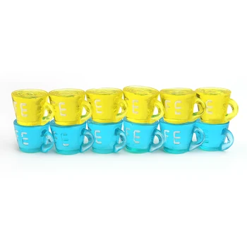 Dolls miniature dollhouse 10pcs/set Blue plastic coffee cup American Baby toys mini toy accessories fit Babie doll Q40
Dolls miniature dollhouse 10pcs/set Blue plastic coffee cup American Baby toys mini toy accessories fit Babie doll Q40