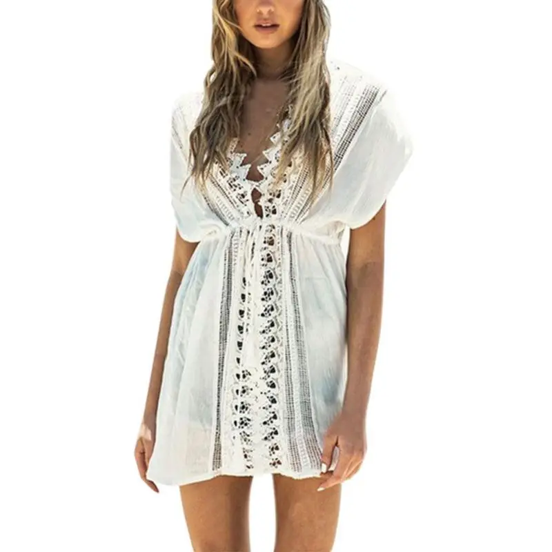 2017 Summer Women Femininos Dress Sexy Hollow Floral Lace Embroidered Crochet Beach Dresses Hippie Boho Dress Vestidos
2017 Summer Women Femininos Dress Sexy Hollow Floral Lace Embroidered Crochet Beach Dresses Hippie Boho Dress Vestidos