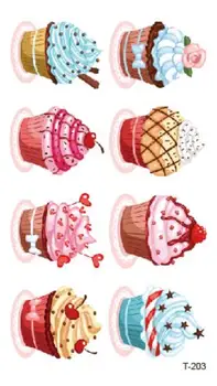 Waterproof Temporary Tatoo Fake Tattoo Sticker Sweet Cake Dessert Tattoos Tatouage Hand Foot Tatto Art For Men Women Girl
Waterproof Temporary Tatoo Fake Tattoo Sticker Sweet Cake Dessert Tattoos Tatouage Hand Foot Tatto Art For Men Women Girl
