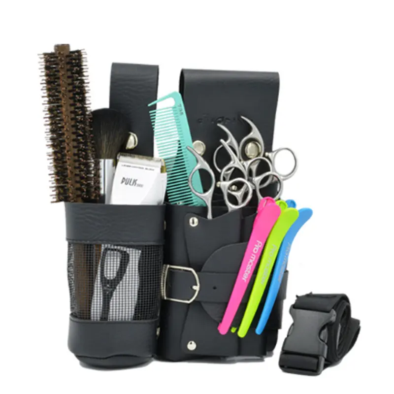 Free-Shipping-Leather-Barber-Salon-Scissors-Hairdressing-Bag-Scissor-Shears-hairdresser-Tool-Bags-Holster-Pouch-Waist-Pack-Belt--1
