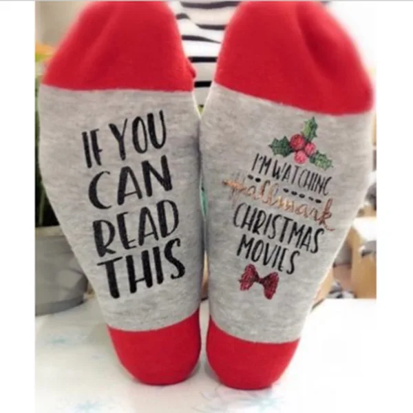 1Pair Hallmark Movies Soft Socks Christmas Letters Printed Women Winter Warm New Arrivl Women Cotton Socks
1Pair Hallmark Movies Soft Socks Christmas Letters Printed Women Winter Warm New Arrivl Women Cotton Socks
