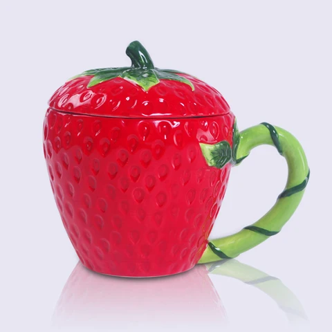 2019 fruit strawberry mug Large-capacity strawberries ceramic milk cup Coffee Cups
2019 fruit strawberry mug Large-capacity strawberries ceramic milk cup Coffee Cups