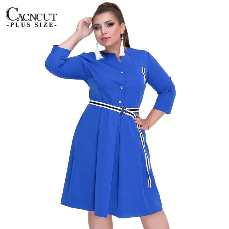 2019 Large Size A line Office Work Dress 5xl 6xl Women Plus Size Dress Big Size Fashion V neck Shirt Casual Dress Midi Vestidos
2019 Large Size A line Office Work Dress 5xl 6xl Women Plus Size Dress Big Size Fashion V neck Shirt Casual Dress Midi Vestidos