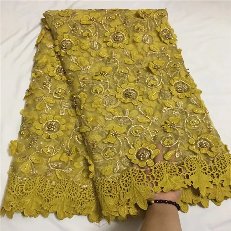 2018 French Tulle Laces Fabrics High Quality French Yellow Latest Embroidered African Cord Beaded Lace Fabric For Wedding ZQ11-1
2018 French Tulle Laces Fabrics High Quality French Yellow Latest Embroidered African Cord Beaded Lace Fabric For Wedding ZQ11-1