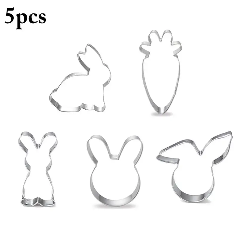 5pcs Baking Mould Baking Mould Cute Carrot Rabbit Cutter Stainless Steel Egg Mould Cookie Cutter Biscuit DIY Mold Baking Tools
5pcs Baking Mould Baking Mould Cute Carrot Rabbit Cutter Stainless Steel Egg Mould Cookie Cutter Biscuit DIY Mold Baking Tools