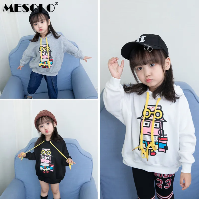 MESOLO Girl Sweater Autumn 2019 In Children Cartoon Printing Easy Children Leisure Time Long Fund T shirt
MESOLO Girl Sweater Autumn 2019 In Children Cartoon Printing Easy Children Leisure Time Long Fund T shirt