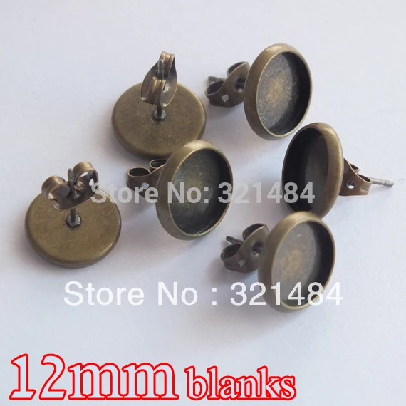 antique bronze 200pcs earring cabochon cameo setting 12mm earring bezel blank post with butterfly backings studs diy findings
antique bronze 200pcs earring cabochon cameo setting 12mm earring bezel blank post with butterfly backings studs diy findings