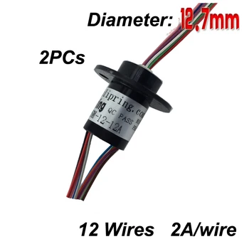 2PCs 12 Wires Diameter 12.5mm Mini Electric Conductive Slip Ring With Flange Cap Brushless Gimbal Motor Rotary Connect
2PCs 12 Wires Diameter 12.5mm Mini Electric Conductive Slip Ring With Flange Cap Brushless Gimbal Motor Rotary Connect
