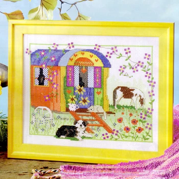 farm Cartoon colorful hut animals DIY needlecrafts cross stitch kits embroidery set for children room decoration wall art newest 
farm Cartoon colorful hut animals DIY needlecrafts cross stitch kits embroidery set for children room decoration wall art newest