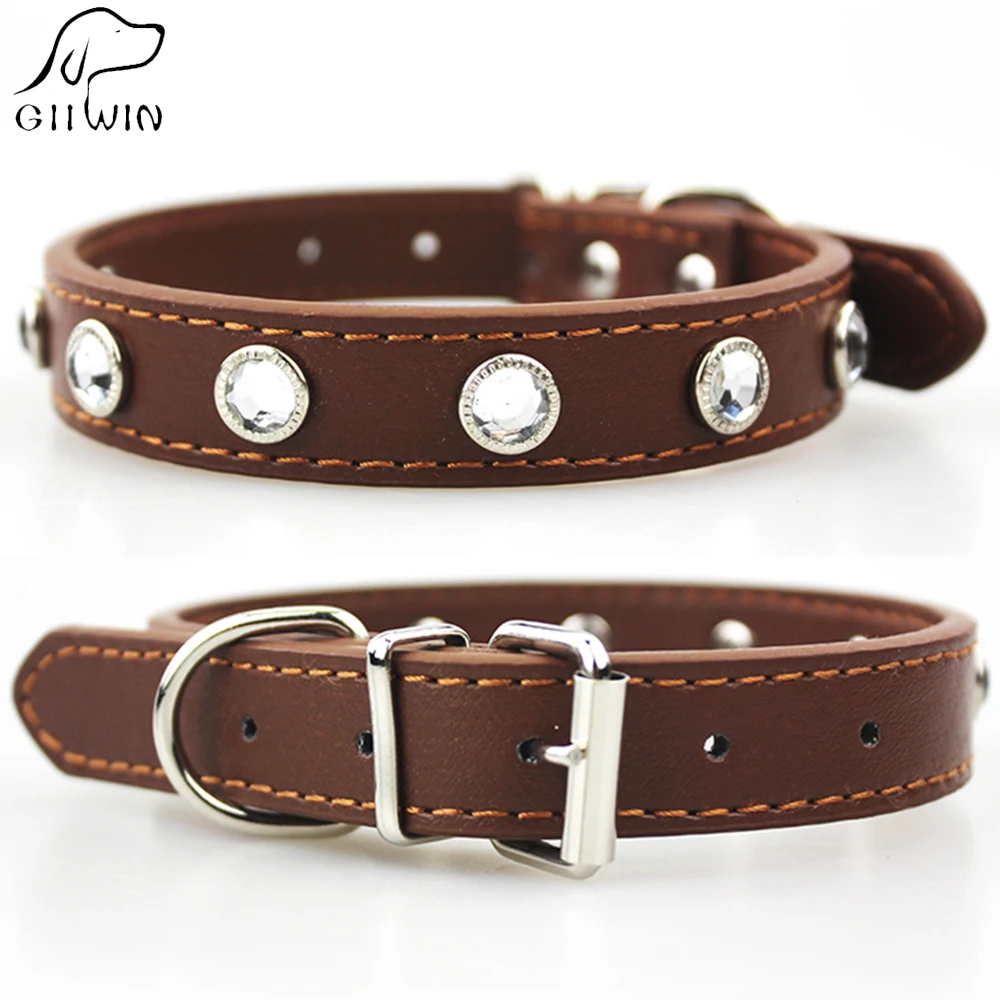 PU Dog Collar for Large dog Pet Product Small Dogs Supply Rhinestone Cat Puppy Collar for Chihuahua Pet Collars Accessory JW0026
PU Dog Collar for Large dog Pet Product Small Dogs Supply Rhinestone Cat Puppy Collar for Chihuahua Pet Collars Accessory JW0026