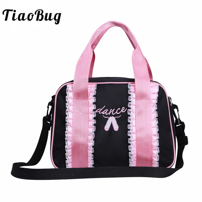TiaoBug Fashion Girls Dance Bag Ruffle Embroidery Ballet Bag Girl Ballerina Party Kids Ballet Dance Sports Gym Hand Shoulder Bag
TiaoBug Fashion Girls Dance Bag Ruffle Embroidery Ballet Bag Girl Ballerina Party Kids Ballet Dance Sports Gym Hand Shoulder Bag