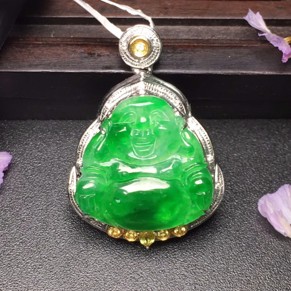 429 Fine Jewelry Real Pure 18 K White Gold Jewelry Natural Burmes Jade Gemstones Jadite Pendant Necklace Pendants Necklaces
429 Fine Jewelry Real Pure 18 K White Gold Jewelry Natural Burmes Jade Gemstones Jadite Pendant Necklace Pendants Necklaces